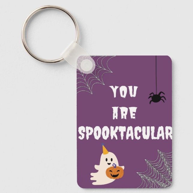Você é o chaveiro de Halloween spooktacular (Frente)