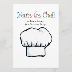 Você é o convite do cozinheiro chefe