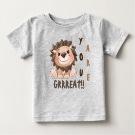 Você é o Grande Camiseta do Bebê Lion Cute