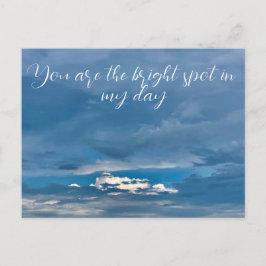 Você é o Ponto Brilhante do Meu Dia Cartão Postal
