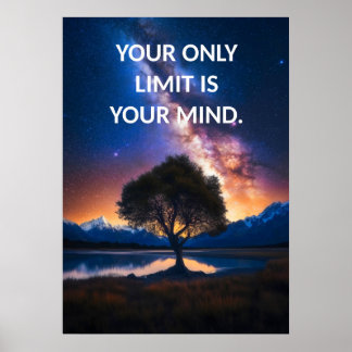 Você é Poster de motivação ilimitada