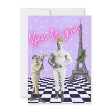 Você É Sua Cartões Forte De Vintage.