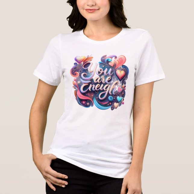 Você É Suficiente – Camiseta Feminina Inspiradora (Frente)