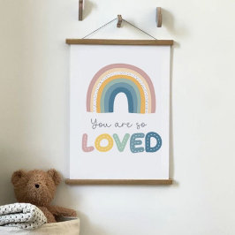 Você é tão amada Rainbow Baby Nursery