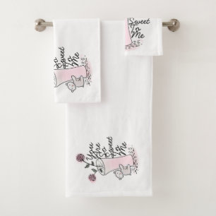 Você é tão doce comigo, Baby Bear Bath Toalha