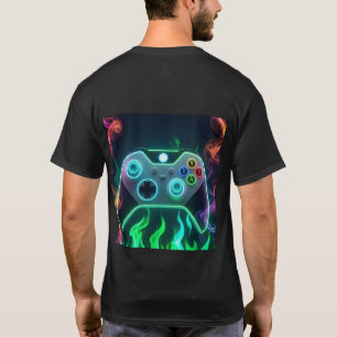 Você É Um Camisa T Controle Retro Neon de Jogo Pro