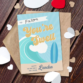 Você é um cartão de Dia de os namorados de surfist