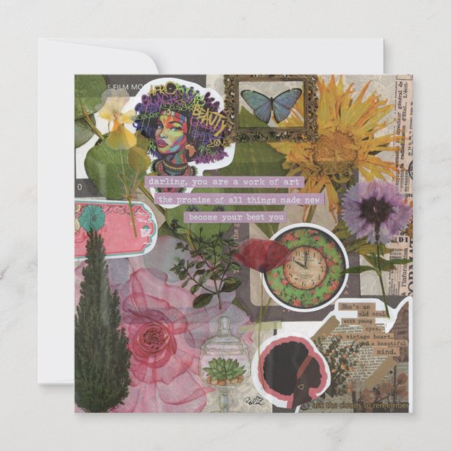 Você É Um Cartão De Saudação De Arte (Frente)