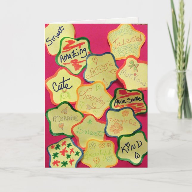 Você É Um Cartão De Saudação Incrível (Frente)