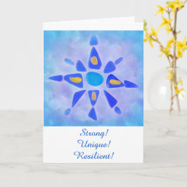 Você É Um Cartão De Suporte A Canceres Resiliente