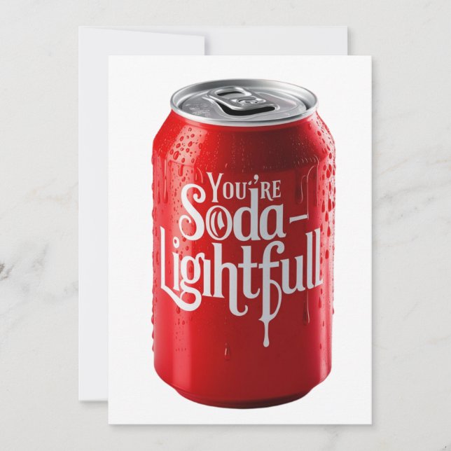 Você é um cartão personalizado soda-lightfil (Frente)