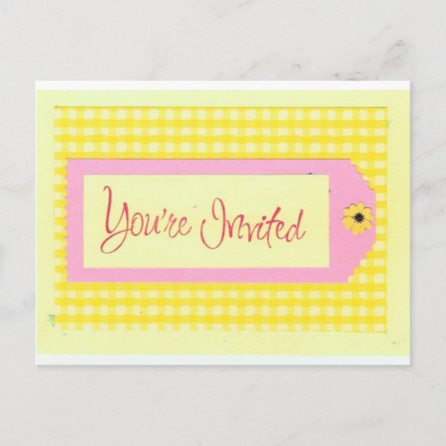 Você é um cartão postal convidado (Frente)