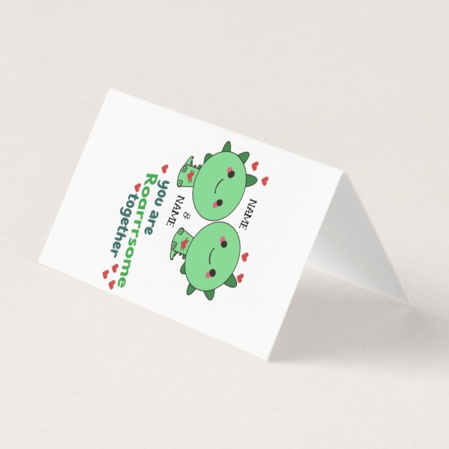 Você É Um Casal De Dinossauro Engraçado Junto (Frente)