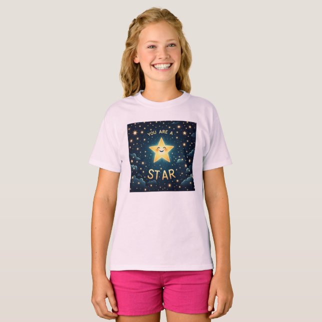 Você é uma camiseta Star Kids (Frente Completa)