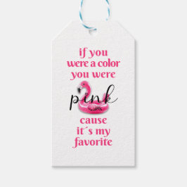 Você era rosa - Etiqueta