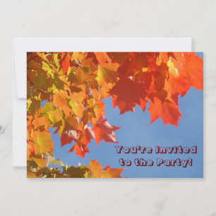 Você está convidado para a festa! Convites Colheit