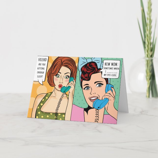 Você está dormindo o suficiente? Cartão de Dia da  (Frente)