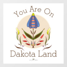 Você Está Em Dakota Land Window Cling