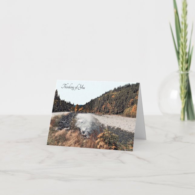 Você está em meus pensamentos - Cartão de atenção  (Frente)