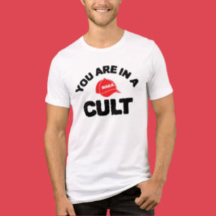 Você Está Em Um Culto! Camisa de declaração anti