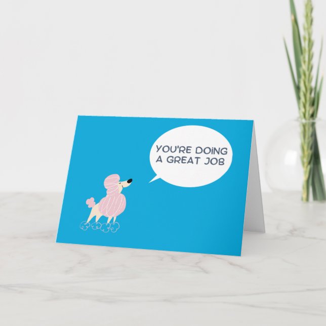 Você está fazendo um cartão de saudação de trabalh (Frente)