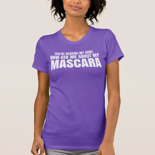 Você está lendo minha camisa - rímel de Youniqu