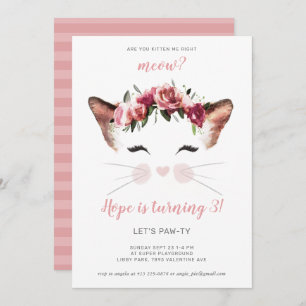 você está me gatando o convite de aniversário