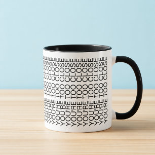 Você Está Muito Perto Caneca de Mensagem Oculta pa