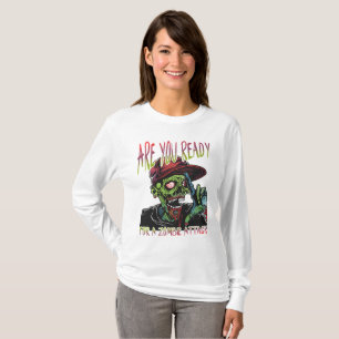 Você Está Pronto Camisa Manga Longa de Ataque de