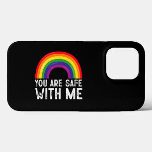 Você Está Seguro Comigo Mês do Orgulho LGBTQ Arco-