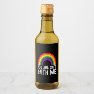 Você Está Seguro Comigo Mês do Orgulho LGBTQ Arco-