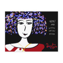 VOCÊ ESTÁ SEMPRE NA MINHA MENTE - CARTÃO POSTAL