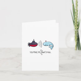 Você Faz Meu Cartão De Nota De Ping Coral