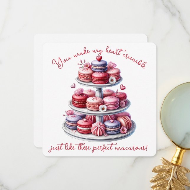 Você Faz Meu Coração Desmoronar - Cartão De Dia de (Frente/Verso In Situ)