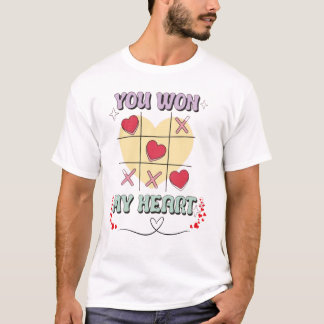 Você ganhou minha camiseta cardíaca para homens -