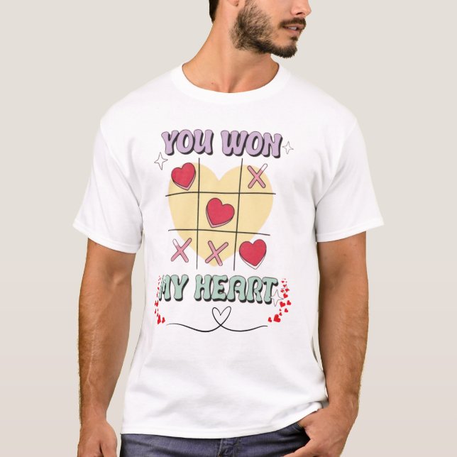 Você ganhou minha camiseta cardíaca para homens -  (Frente)