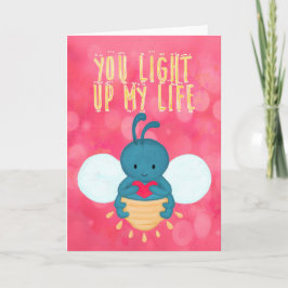 Você Ilumina Meu Cartão de Boas-Vindas Firefly