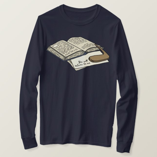 Você Irá Colorir Camisa De Capa Longa (Frente do Design)