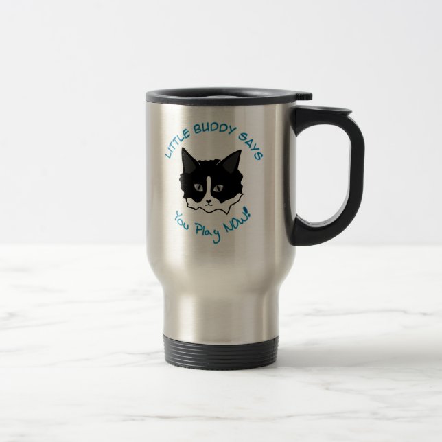 Você joga agora! Caneca de viagem (Direita)