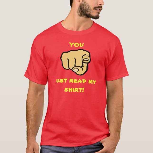 Você Lê Minha Camisa (Frente)