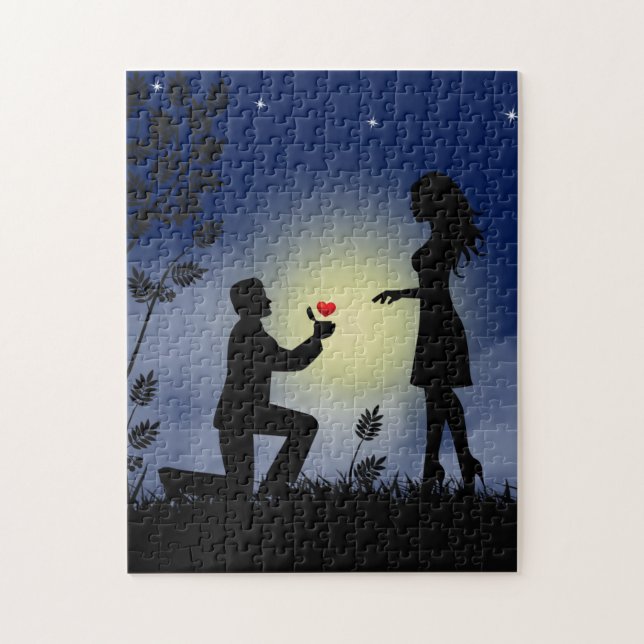 Você me Casado a proposta quebra-cabeça (Vertical)