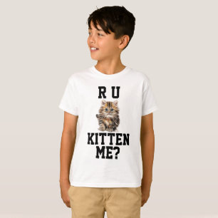 VOCÊ ME COLOCA T-shirts e camisas de gato engraçad