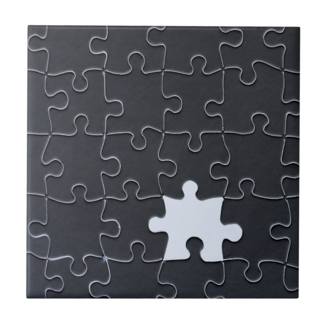 Você Me Completa Jigsaw Romântico Preto e Branco (Frente)
