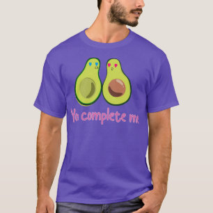 Você me completa Namorados de abacate Camisas amam