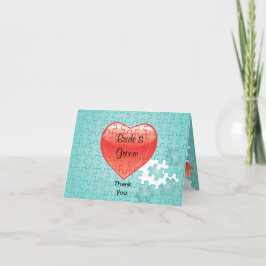 Você me completa nota de agradecimento quebra-cabe