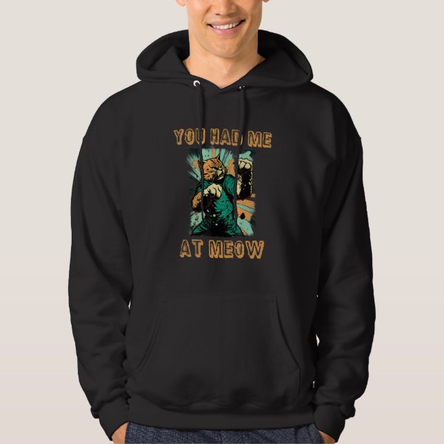 Você Me Conquistou com Meow! Camiseta de Gato (Frente)