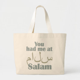 Você me pegou nas bolsas Salam