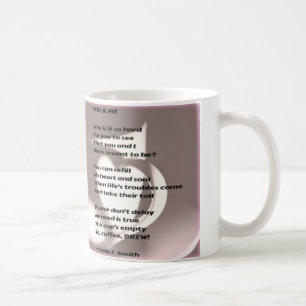 Você & mim caneca de café