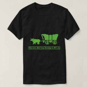 Você Morreu A Camisa De Memória De Pixel Retro