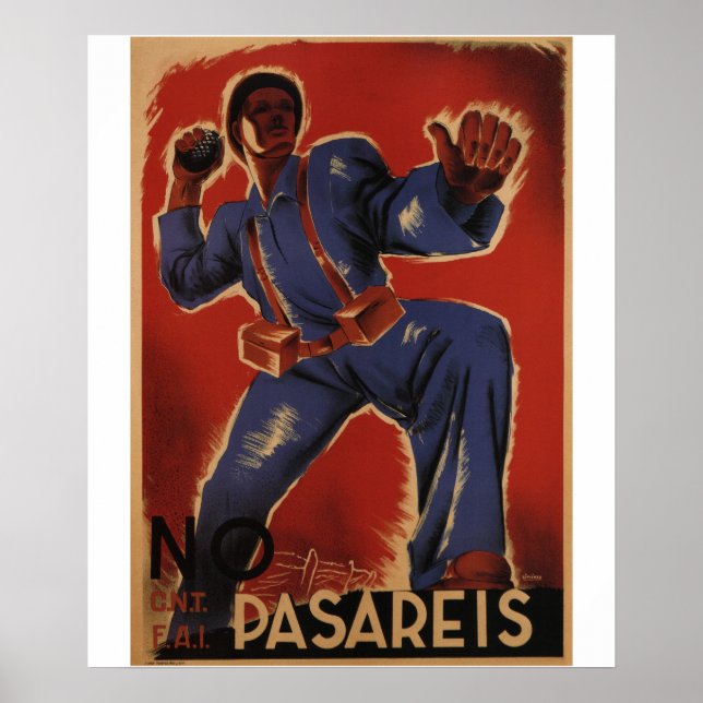 Você não deve passar (1937)_Propaganda Poster (Frente)
